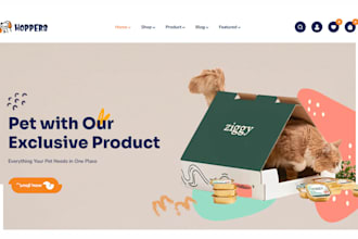 design pet accessories shopify store pet shopify store pet website pet supplies