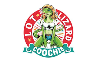 design lot lizard truck drivers logo