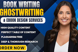 be your ghostwriter ghost book writer ebook writer book writer and book editing