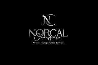 design luxury glam silver black logo
