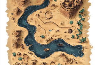 make your fantasy map illustration