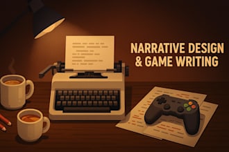 design your full game narrative from concept to final script