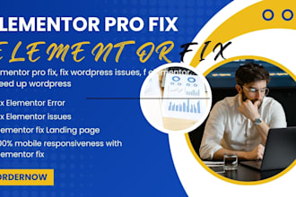 do wordpress help, elementor fix