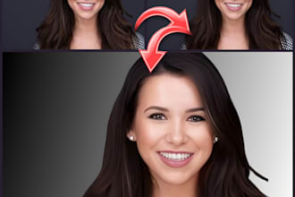 do headshots portrait editing professionally