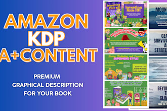 design captivating amazon kdp a plus content