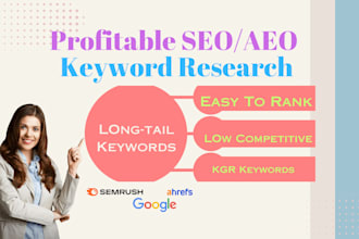 run business keywords research and website testing for SEO