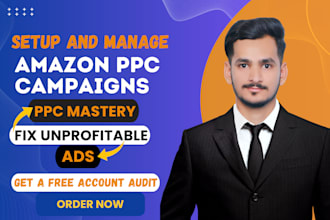 setup and manage amazon ppc campaigns, amazon fba ppc ads campaign