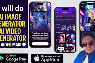 ai video generator, images generator, artworks generator app with ai editing app