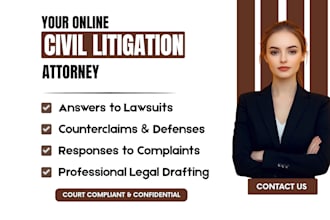 draft answers counterclaims and responses to lawsuits