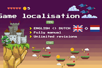 provide dutch and english localization and translation