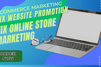 do wix online store marketing, ecommerce marketing, wix website  promotion