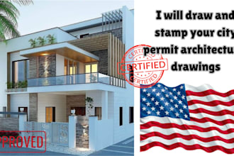 draft city permit blueprints, mep, framing plans, foundation, structural drawing