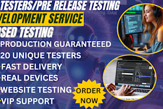 provide 12 testers or 20 testers for google play console closed testing