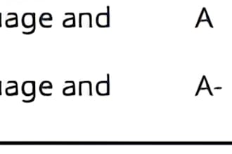proofread and line edit a variety of texts