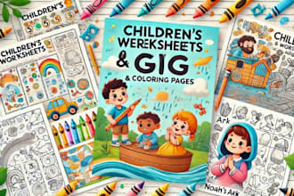 create custom kids worksheet activity book and sudoku puzzle for amazon kdp