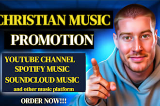 do christian, gospel music promotion to major christian music playlist