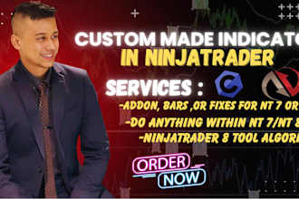 develop ninjatrader 8 bot strategy custom tools indicators