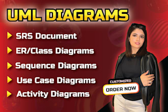 create professional uml, er, srs and use case diagrams