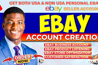 do ebay account creation for all country resident, ebay seller account listing