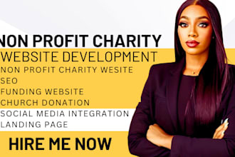 charity website non profit website ngo donation website 501c3 fundraising websit