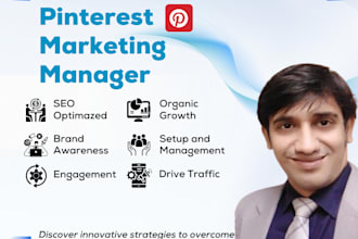 be your professional pinterest marketing manager to grow your business