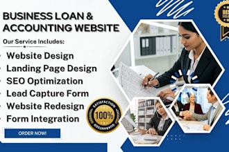 design business loan mca website bookkeeping website tax accounting website