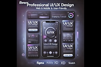 design animated app UI UX design with figma prototypes