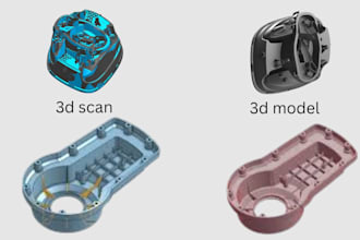 do reverse engineering services for 3d cad modeling from scan data