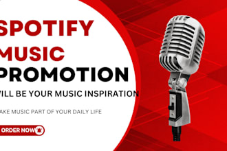 promote your spotify music and album