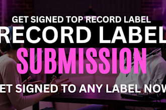 record label demo submission to top and major record labels to get signed