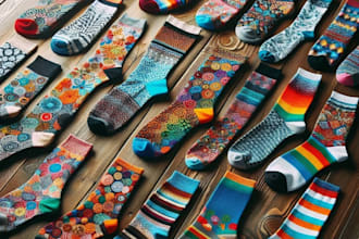create unique socks design for your brand personality
