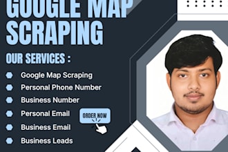 google map scraping and email finding