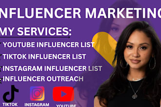 find best tiktok instagram influencer marketing band research influencers leads