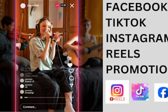 organic USA facebook and instagram reels promotion