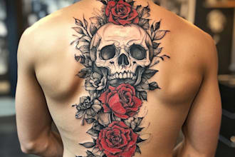 personalized realistic tattoo design services