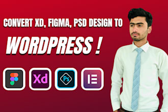 convert figma to wordpress, psd to wordpress, html to wordpress