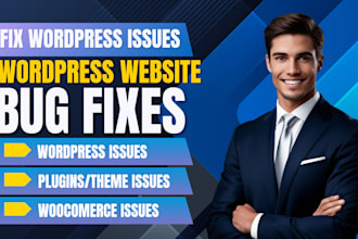 fix wordpress issues, wordpress bug fix, errors, speed and woocommerce