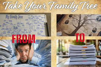 verify and clean up your family tree