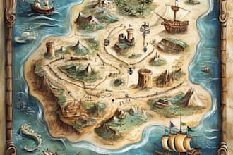 make a unique fantasy map for your fantasy world