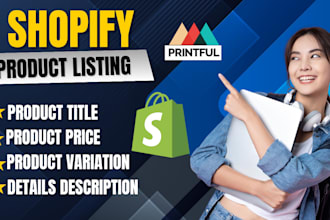 manually upload shopify data entry product listing product upload