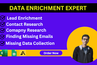 do data enrichment, lead generation and email finding