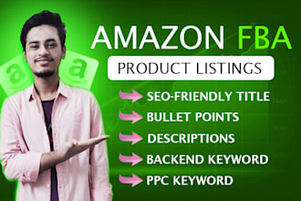 write amazon product listing description using amazon seo
