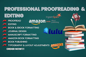 proofread edit format and design ebook, kdp prayer journal manuscript formatting