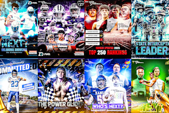 custom sports marketing and promotional graphics