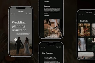 develop wedding planner app, wedding planner web, ai planner app, event planner