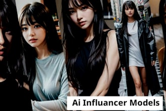create ai influencer models videos and images for you