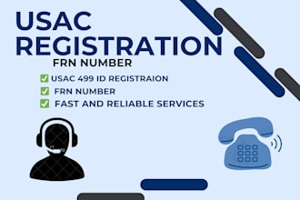 do usac registration, fcc 499, frn number, stir shaken certificate