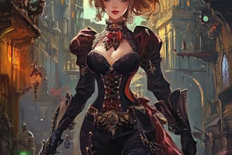 design a dnd character art and dnd character art