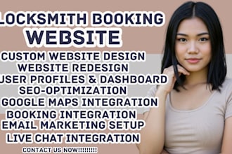 locksmith website locksmith services site locksmith booking website business