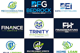 create accounting financial and business consulting logo or any graphics design